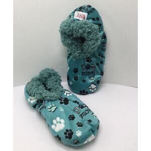 Lazy One Dog Mom Non Slip Fuzzy Socks Slippers Womens OSFA